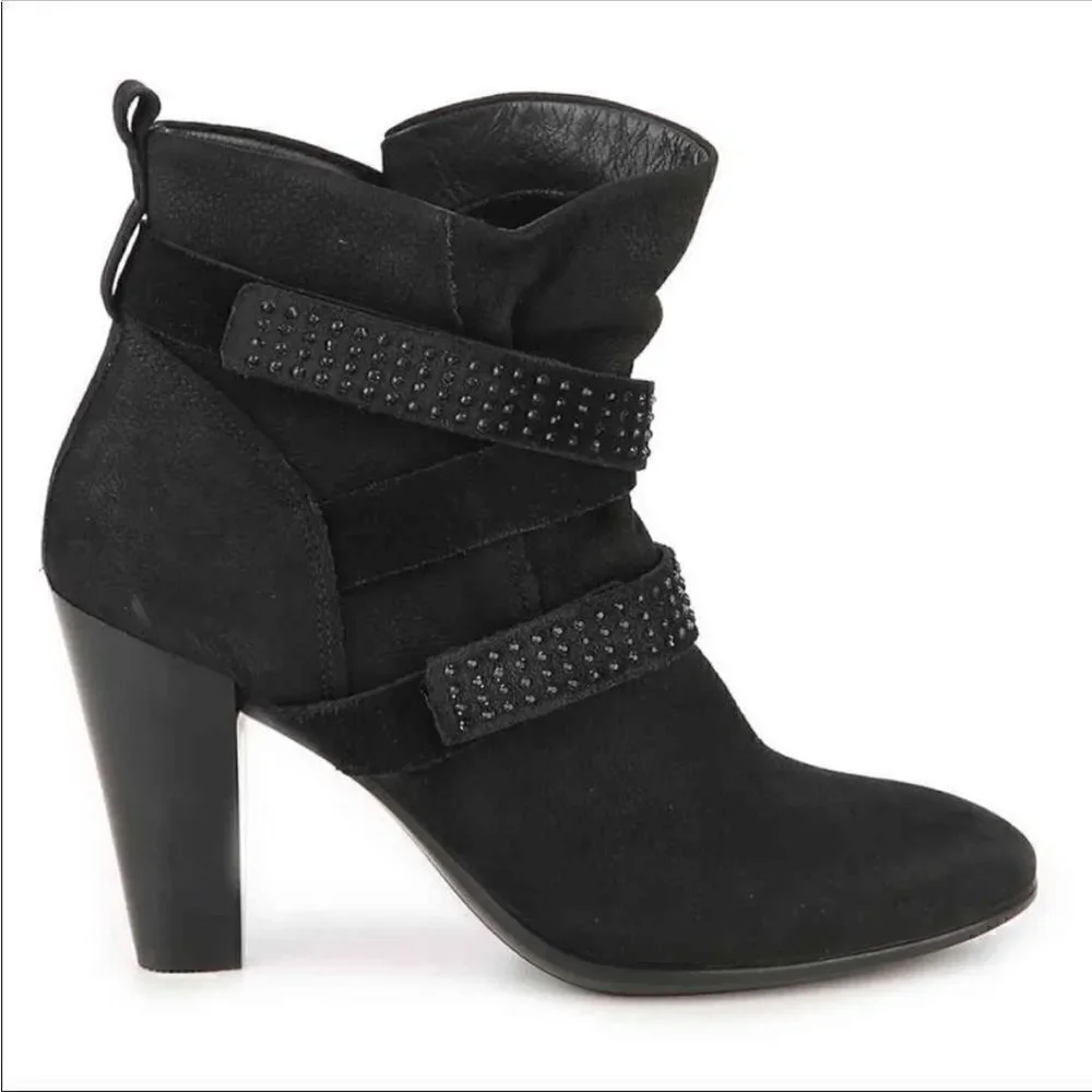 Ecco Slouch 75 Shape Bling Black Booties